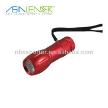 2015 hot selling Aluminum 9 led flashlight